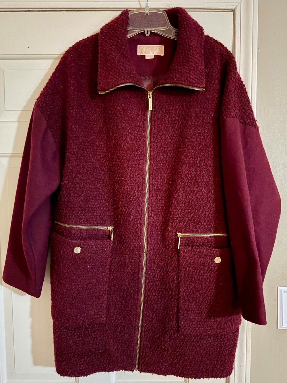 Michael Kors Textured Wool Jacket - Large
